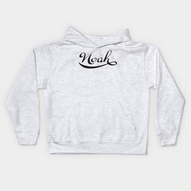 Noah Name Kids Hoodie by ProjectX23Red